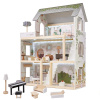 FunPlay 5944 Drevený domček pre bábiky s príslušenstvom 3 poschodia 62x26,5x78cm