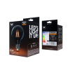TelForceOne LED Smokey žiarovka E27 G95 4W 230V 2000K 400lm COG Forever