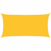 Slnečná plachta, 160 g/m², žltá, 3x6 m, HDPE