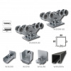 Samonos do 500 kg/6 m, profil 80 x 80 x 5 mm, Fe