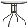 Záhradný stôl, stolík - Bistro Table, Anthracite, Ø80x71 cm, oceľ (Bistro Table, Anthracite, Ø80x71 cm, oceľ)