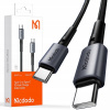 Kábel McDodo USB typ C - USB typ C 1,5 m čierny
