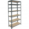 Meets-ecommerce UG Kovový regál 230x110x30, 5-7 políc Farba: Antracitová, Počet polic: 7 políc