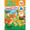 120+ nálepiek - Farebný svet zvieratiek