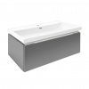 Swiss aqua technologies Koupelnová skříňka s umyvadlem SAT Feel 80x30x44,8 cm antracit mat SATFEEL80ANTU4
