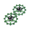 JRC Components kladky prehadzovačky 12z. keramické JRC Narrow/Wide Farba: Zelená