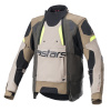 bunda HALO DRYSTAR, ALPINESTARS (khaki/béžová/žlutá fluo) 2025 3XL