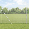 zahrada-XL Plot s stĺpmi Strieborná 1.6 x 10 m Oceľ 3351587