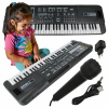 KEYBOARD PIÁNO KLÁVESY DETSKÉ KLÁVESY PRE DETI NA UČENIE 61 KLÁVES + MIKROFÓN