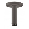 Hansgrohe 27393340 Sprchové rameno S, prívod od stropu 100 mm, kartáčovaný čierny chróm HG 27393340