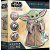 Trefl - Puzzle Star Wars Mandalorian: Grogu drevené - 160 dielov