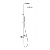 Ravak Sprchový sloup Espirit ES 091.00CR Sprchový sloup s termostatickou baterií, posuvný, se sprchovým setem, Chrome X070494