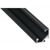 Led-Labs LED profil LUMINES typ C čierny elox 1m