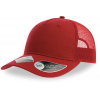 Atlantis | Zion, 5 panelová Trucker šiltovka, červená - červená
