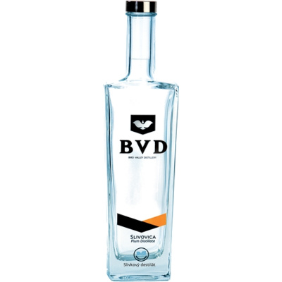 BVD Slivovica, 45% 0,5 l (čistá fľaša)