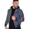 Alpha Industries MA-1 LW HD Hood Reflective bunda pánska black Veľkosť: S, Farba: čierna