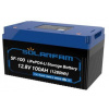 lifepo4 12,8v 100ah solarfam batéria s bluetooth a displejom