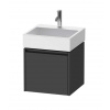 Duravit Ketho.2 Umývadlová skrinka, 44x48x46 cm, 1 zásuvka, grafit mat K25074049490000