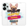 Flip pouzdro pro Poco F6 s vlastním motivem a kapsičkami na karty - iSaprio (Flip knížkové pouzdro, kryt, obal iSaprio na mobil Poco F6 s vlastním potiskem - fotkou, 360° ochrana telefonu, přihrádka n
