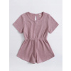 Detská kombinéza - Shein 90 Pink Baby Suit (D17A007 Short Pink 90)