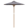 zahrada-XL Tmavo šedý záhradný parasol 180x230 cm bambus 4108085