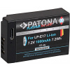 PATONA batéria pre Canon LP-E17 1000mAh Li-Ion Platinum USB-C nabíjanie PT1352