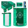 Geko Terč s magnetom pre laser - zelený (10/500)