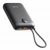 SWISSTEN POWER BANK VOLTBOX 35W 20000 mAh S INTEGROVANÝMI KABELY USB-C A LIGHTNING ČERNÁ 22013937