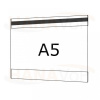 Plastová kapsa A5 na šířku typ C 1x magnet - PVC kapsa A5Š - 1x magnet - 1 ks