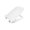 Gamma Viana, toaletné WC sedátko 418(467)x444mm z duroplastu s pomalým zatváraním, biela, ERG-GAM-D6