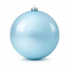 DECOLED Veľká vianočná guľa 30 cm, svetlomodrá, lesklá, UV
