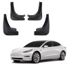Lapače nečistot (zástěrky) přední+zadní Tesla Model 3 -- od roku výroby 2019- (sada 4kusy)