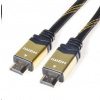 PREMIUMCORD Gold HDMI High Speed + Ethernet kábel (v1.4), opletené, pozlátené konektory, 1,5 m kphdmet015