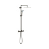 Sprchový systém s termostatickou batériou GROHE Euphoria System antracit kefované 26075AL0