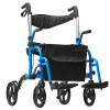 VEVOR Rollator Rollator I Krzesło Transportowe Niebieski Udźwig136KG