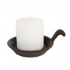Gifts Amsterdam Darčeky Amsterdam Svietnik Sconce Black 12x15,8x5,5 cm Bez Sviečka