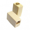 Spojka LAN káblov, RJ45 samica - RJ45 samica, nekrížená
