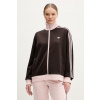 adidas Originals mikina na zips dámska KD3742 hnedá XXS