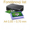 Fondánový list A4 0,55 – 0,70 mmFondánový list A4 0,55 – 0,70 mm