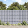 Kryt na plot vidaXL PVC sivý 70 x 0.19 m