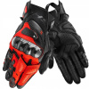 Krátke kožené motocyklové rukavice Shima XRS-3 Men Red Fluo L
