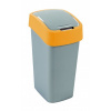 Curver FLIP BIN 45L strieborná/žltá 02172-535