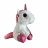 Plyšák farebný Jednorožec | Unicorn 30 cm Bílá