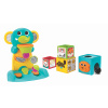 B-KIDS Hrací pult Happy Hoops a skladacie kocky Busy Baby