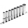 Kľúče nástrčné predĺžené MultiLock 1/2 10-22mm Extol Premium
