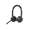 Jabra Evolve 75 Slúchadlá s mikrofónom Káblový a bezdrôtový Pres hlavu Hovor / hudba Bluetooth Nabíjací podstavec Čierna (7599-848-199)