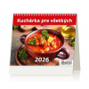 Stolový kalendár 2026 Kuchárka pre všetkých
