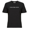 Calvin Klein Jeans Tričká s krátkym rukávom A- INST. LOGO CLASSIC TEE SS Čierna