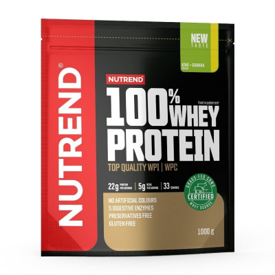 Nutrend 100% Whey Protein 1000 g - Nutrend - čokoláda lieskový oriešok