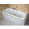 Obdĺžniková akrylátova vaňa Besco INTRICA SLIM 160x75 cm (#WAIN-160-SL)